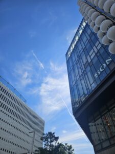 青空と飛行機雲