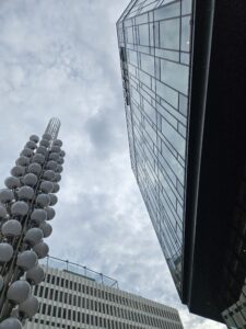 台風前の空